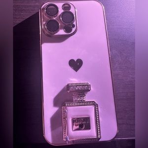 Baby pink perfume case